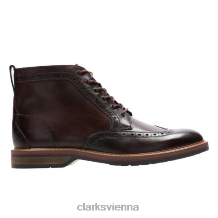 Männer Clarks Pitney Rise Clarks Chestnut 80BRV4381 Kastanie