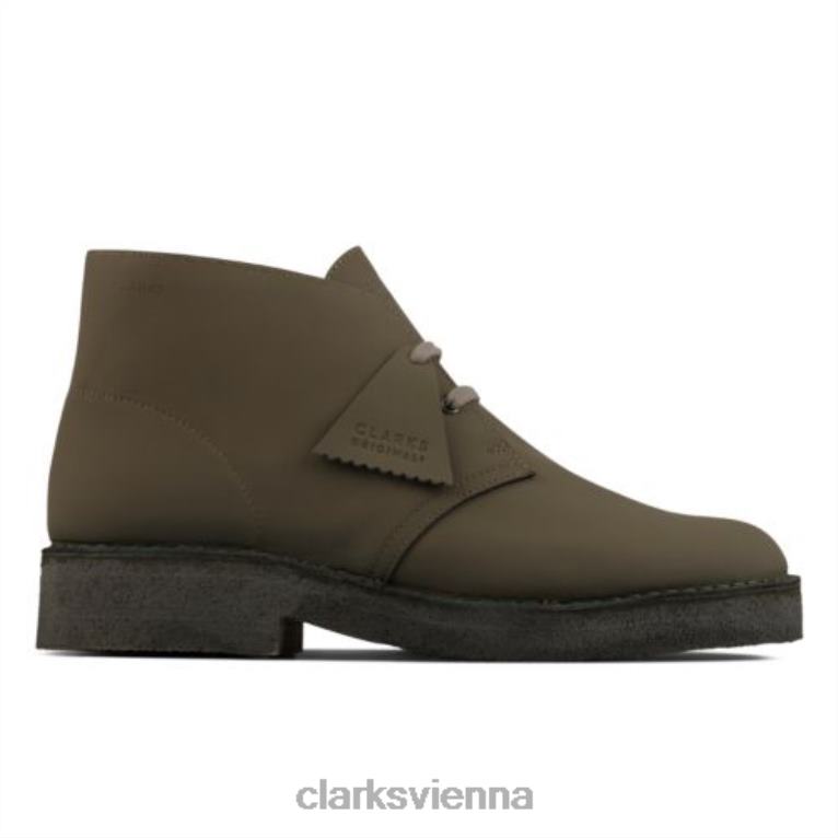 Männer Clarks Desert Boot221 Olivleder von Clarks 80BRV4366 Olivenleder