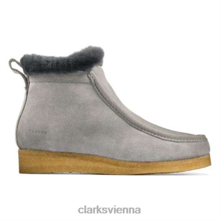 unisex Clarks Clarks blaugraues Wildleder Wallabee Frost 80BRV4169 blaugraues Wildleder