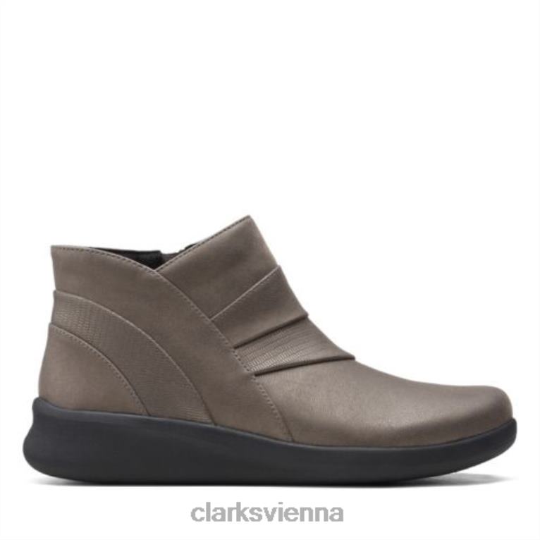 unisex Clarks Clarks dunkles Zinn Sillian 20rise 80BRV4121 dunkles Zinn