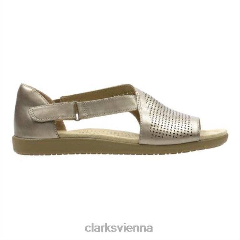 unisex Clarks Clarks metallischer Krampfaderhonig 80BRV4281 metallisch