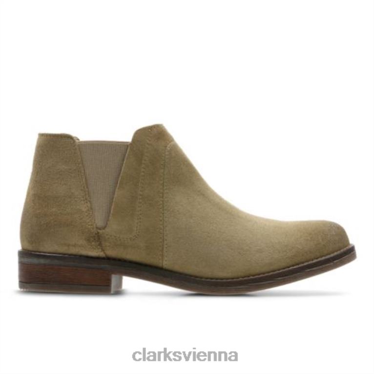 unisex Clarks Demi Beat Clarks Sand Wildleder 80BRV4111 Sand-Wildleder