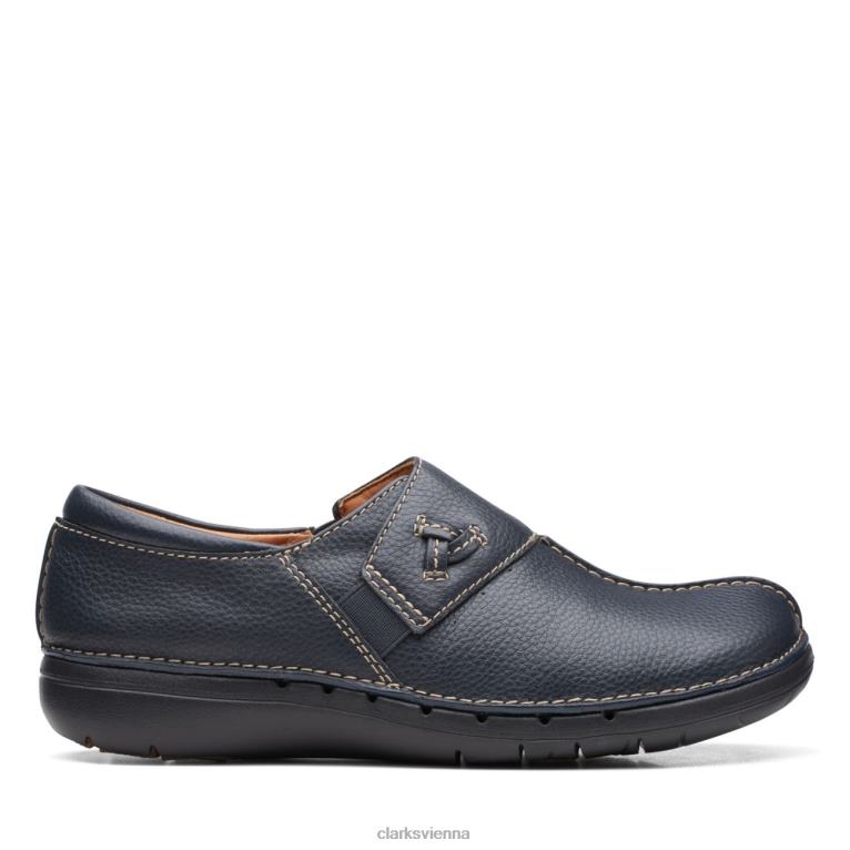 unisex Clarks Un Loop Ave Navy Navy Clarks 80BRV6134 Marine