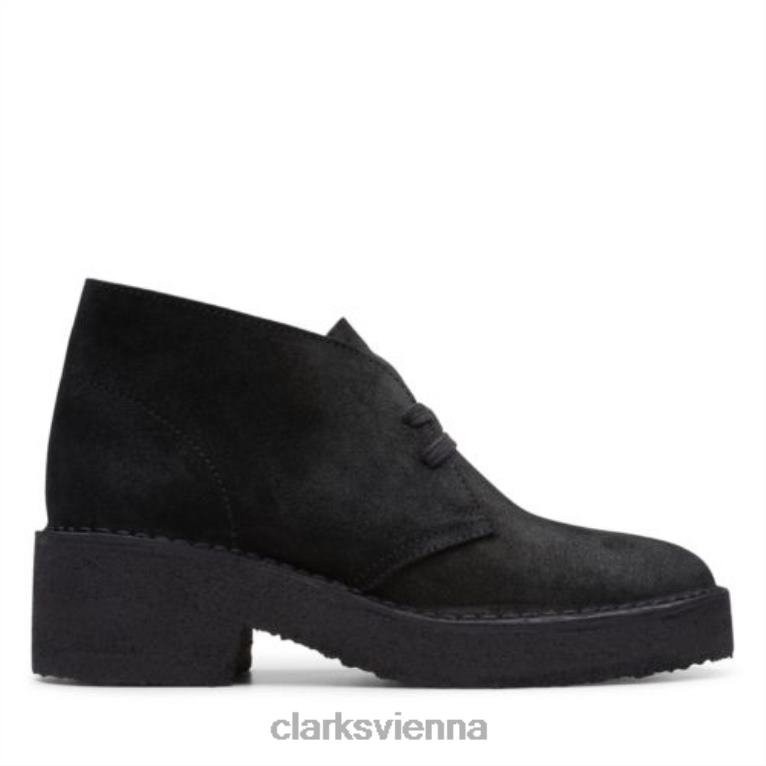 unisex Clarks schwarze Sde Arisa Desert Clarks 80BRV4180 schwarze Seite