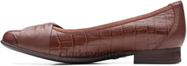 unisex Clarks Blush Wish Clarks dunkelbraunes Krokodilleder 80BRV37