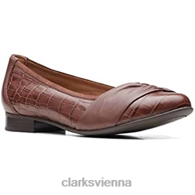 unisex Clarks Blush Wish Clarks dunkelbraunes Krokodilleder 80BRV37