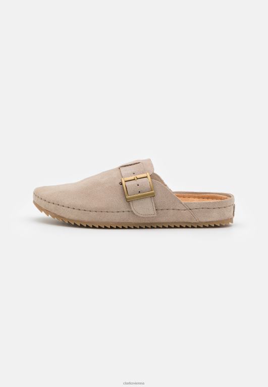 unisex Clarks Brookleigh Mule Hausschuhe Clarks Sand 80BRV6951 Sand