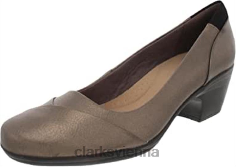 unisex Clarks Clarks Emily Alexa Metallic Synthetik 9 a schmal 80BRV168