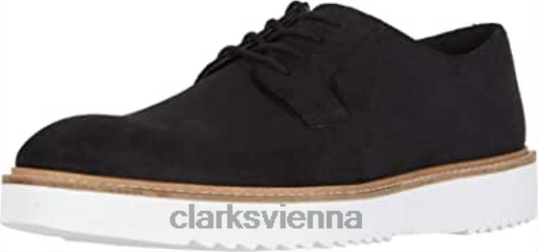 unisex Clarks Clarks Ernest Walk aus schwarzem Wildleder 80BRV1018 schwarzes Wildleder