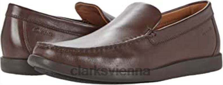 unisex Clarks Clarks Ferius Creek dunkelbraunes Leder 80BRV1994 dunkelbraunes Leder