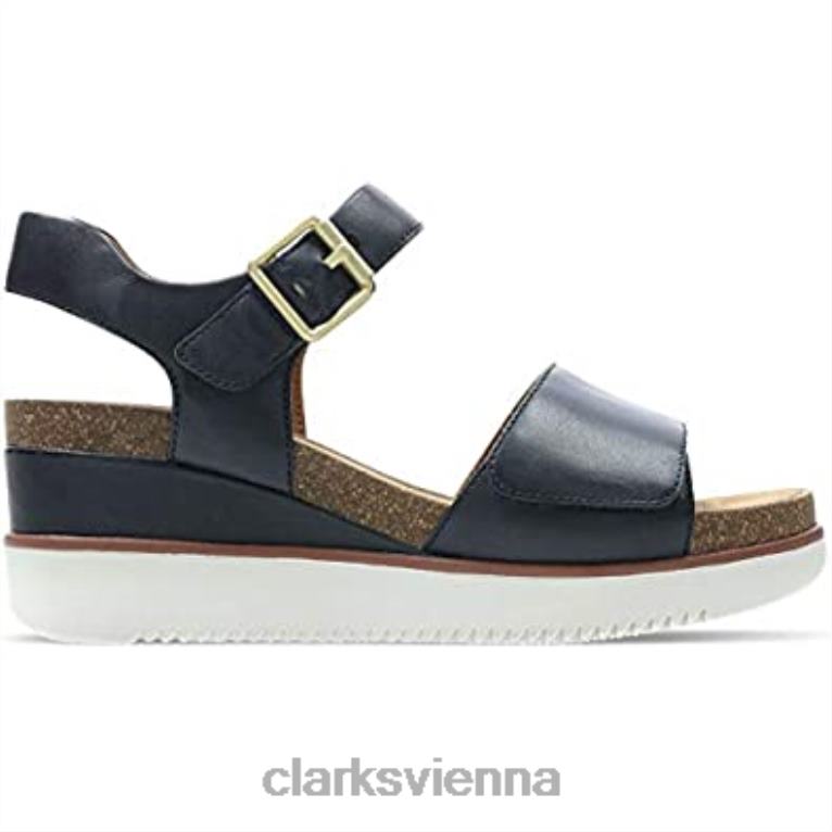 unisex Clarks Navy Clarks Lizby Strap 80BRV2656 Marine