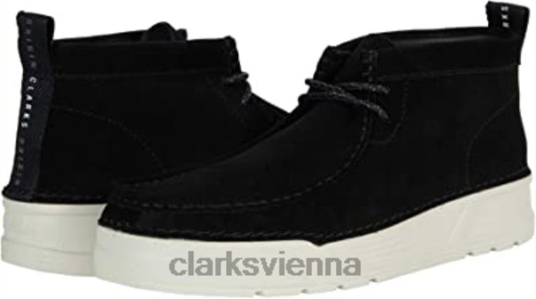 unisex Clarks Origwallabee schwarzes Wildleder, Clarks schwarzes Wildleder 80BRV2807 schwarzes Wildleder