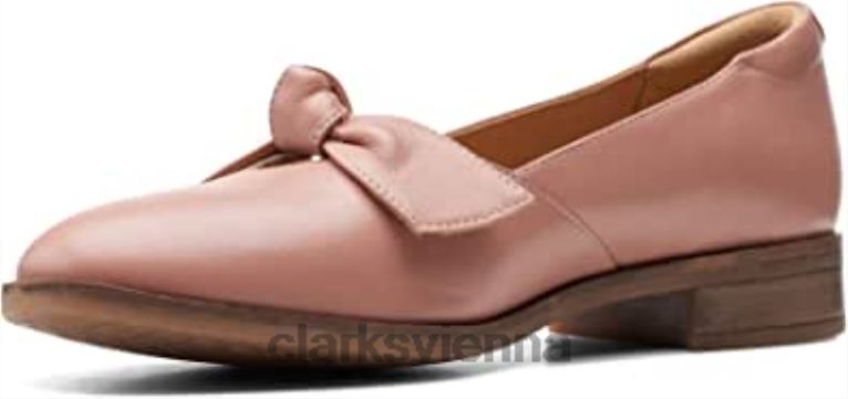 unisex Clarks Rosenleder Trish Wave Clarks 80BRV436 Rosenleder