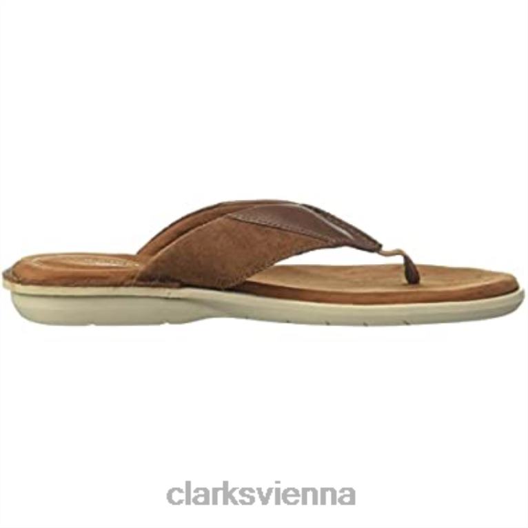 unisex Clarks Ellison Easy Ledersandalen hellbraun von Clarks 80BRV294