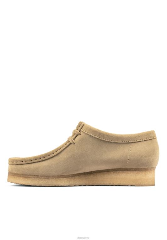 unisex Clarks Clarks Maple Wallabee-Schnürschuhe 80BRV6945 Ahorn