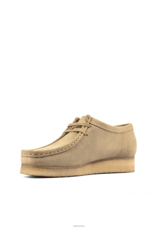 unisex Clarks Clarks Maple Wallabee-Schnürschuhe 80BRV6945 Ahorn