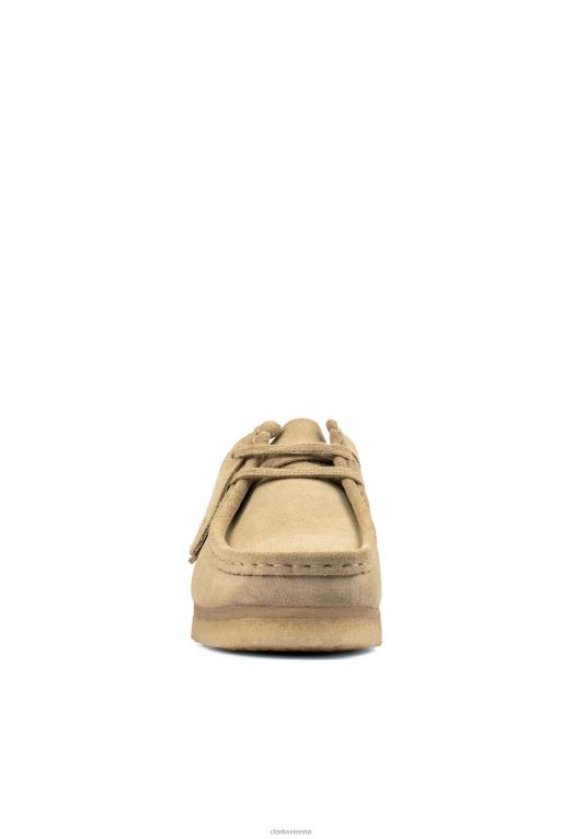 unisex Clarks Clarks Maple Wallabee-Schnürschuhe 80BRV6945 Ahorn