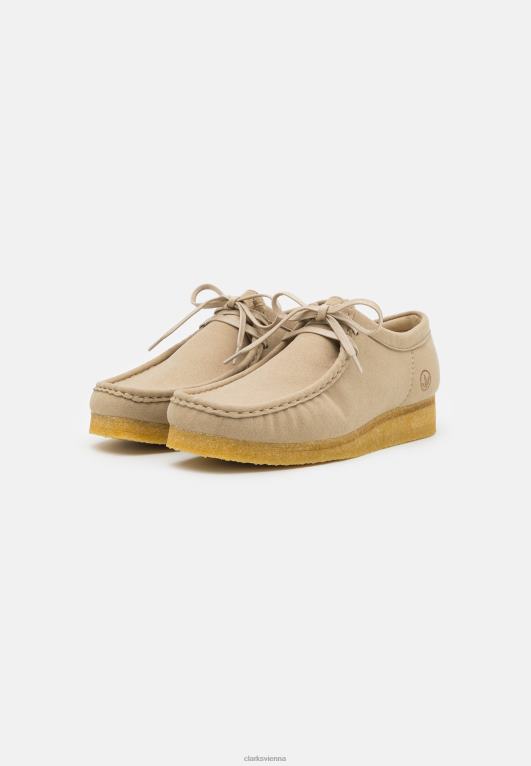 unisex Clarks Clarks Wallabee Casual Schnürschuhe Sand 80BRV7146 Sand