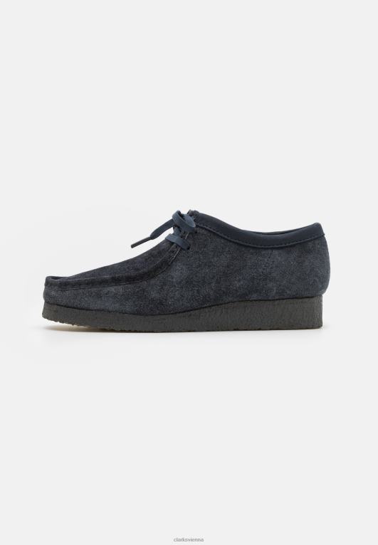 unisex Clarks Ink Clarks Wallabee lässige Schnürschuhe 80BRV7131 Tinte