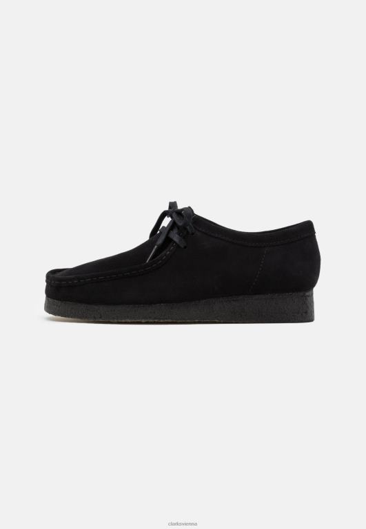 unisex Clarks Wallabee Casual Schnürschuhe Clarks Schwarz 80BRV7149 Schwarz