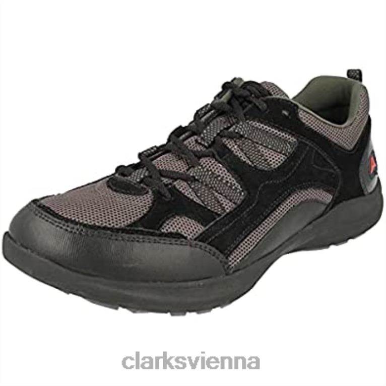 unisex Clarks Clarks Black Wave Vista Wildlederschuhe schwarz 80BRV2185 Schwarz