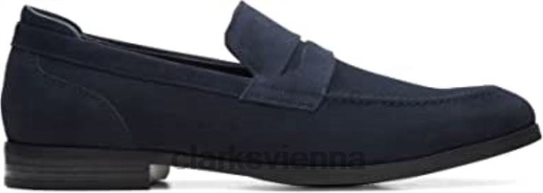 unisex Clarks Clarks Bradish Ease Wildlederschuhe Marineblau 80BRV851