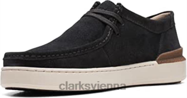 unisex Clarks Clarks Court Lite Wally Wildlederschuhe schwarz 80BRV1098