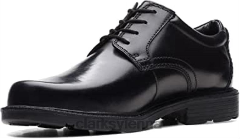 unisex Clarks Clarks Kerton Spitzenlederschuhe schwarz 80BRV827