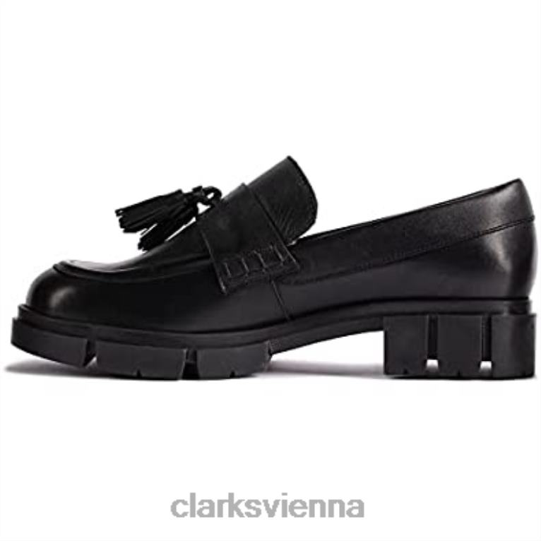 unisex Clarks Teala-Loafer-Leder-Clarks-Schuhe 80BRV2736