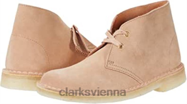 unisex Clarks Desert Boot Clarks Sandstone Wildleder 80BRV2213 Sandstein-Wildleder